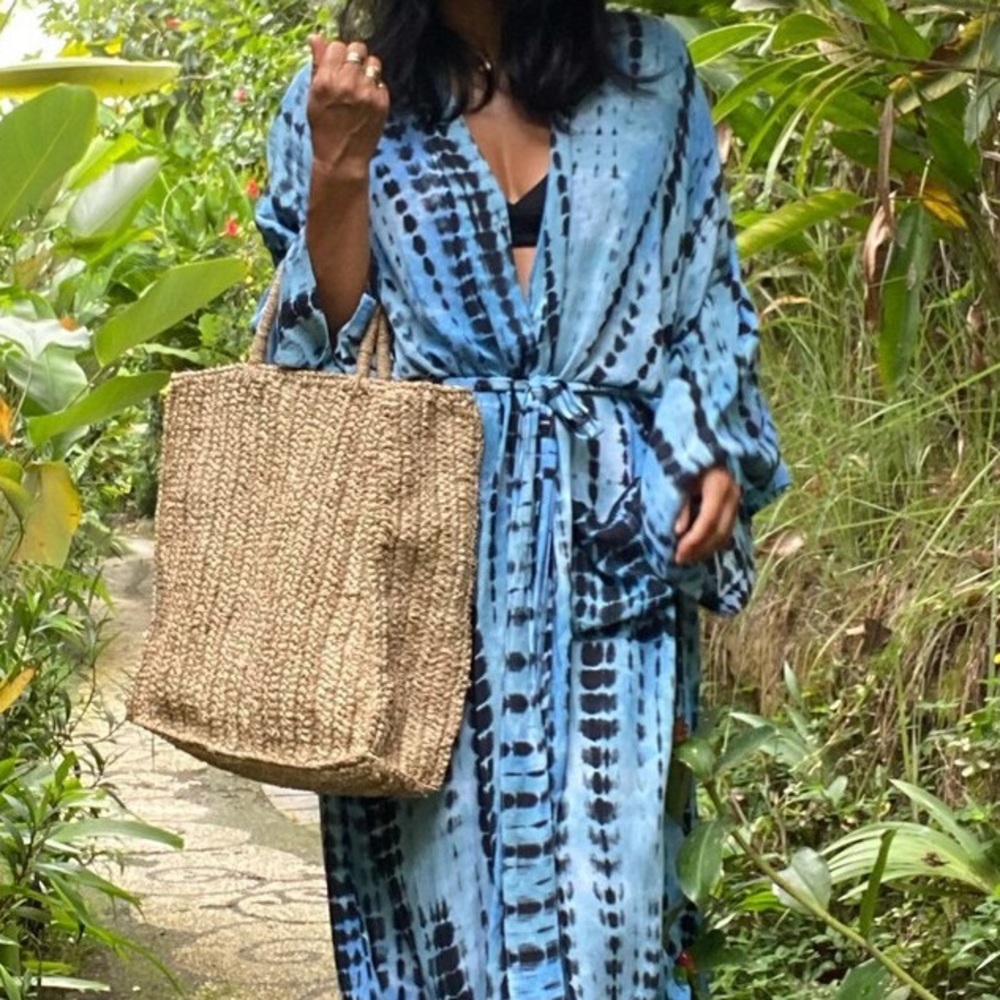 Passion Blue Kimono Cover Up - Picture 11 of 11